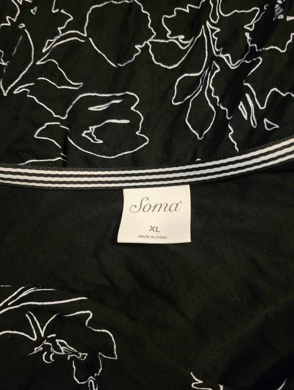 Soma Black Floral Maxi Dress - Picture 6 of 7